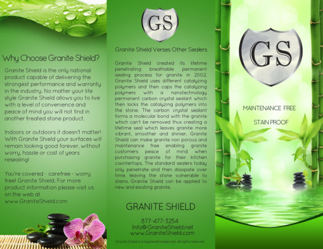 Granite Shield Distributor - Granite Permanent Sealer DIY Kit - Includes 25 Kits 